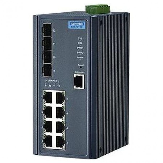 ADVANTECH — коммутатор Ethernet EKI-7712E-4F-AE