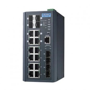 Управляемый коммутатор Ethernet ADVANTECH Серия EKI 16 портов EKI-7716G-4F4C-AE