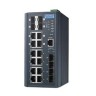 Управляемый коммутатор Ethernet ADVANTECH Серия EKI 16 портов EKI-7716G-4F4C-AE