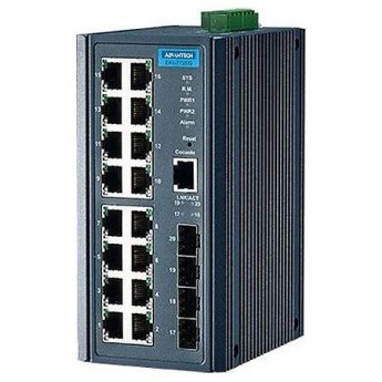 Управляемый коммутатор Ethernet ADVANTECH Серия EKI 20 портов EKI-7720G-4FI-AE