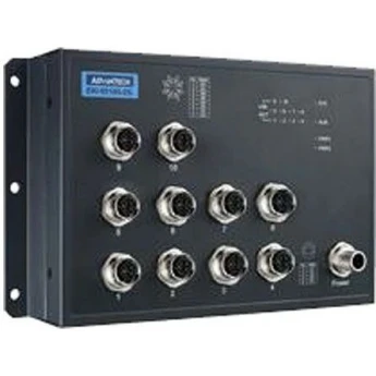 Неуправляемый коммутатор Ethernet ADVANTECH Серия EKI 10 портов 8x10/100 Мбит/с 2x10/100/1000 Мбит/с EKI-9510E-2GH-AE