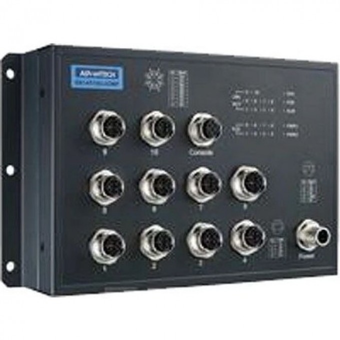 Управляемый коммутатор Ethernet ADVANTECH Серия EKI 10 портов PoE+ M12 EKI-9510G-2GMPH-AE