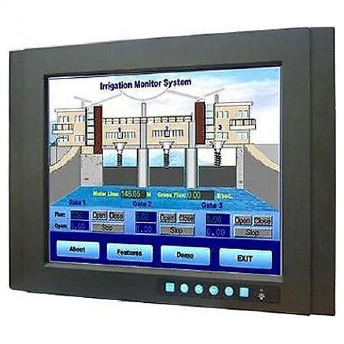 Защищенный монитор ADVANTECH 15 дюймов с резистивным сенсорным экраном FPM-3151G-R3BE