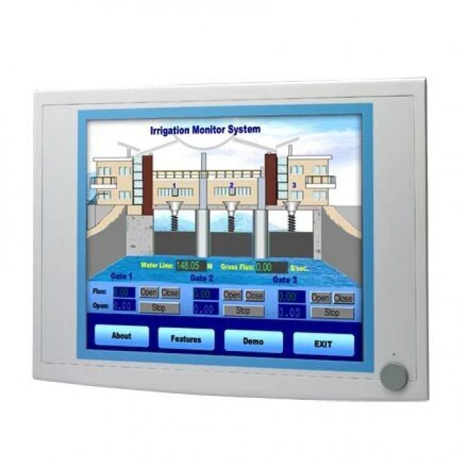 Промышленный монитор ADVANTECH 17 дюймов с резистивным сенсорным экраном FPM-5172G-R2AE