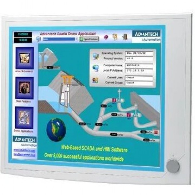 Панельная рабочая станция ADVANTECH с 19-дюймовым LCD TFT дисплеем IPPC-6192A-R1BE
