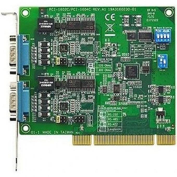 Плата расширения ADVANTECH PCI-1602C для 2xCOM-портов RS-232/422/485 Universal PCI PCI-1602C-AE