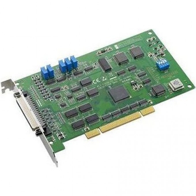 Плата сбора данных ADVANTECH универсальная PCI 12-бит 100 кГц АЦП 16 аналоговых входов 2 аналоговых выхода 16 дискретных входов 16 дискретных выходов PCI-1710U-DE