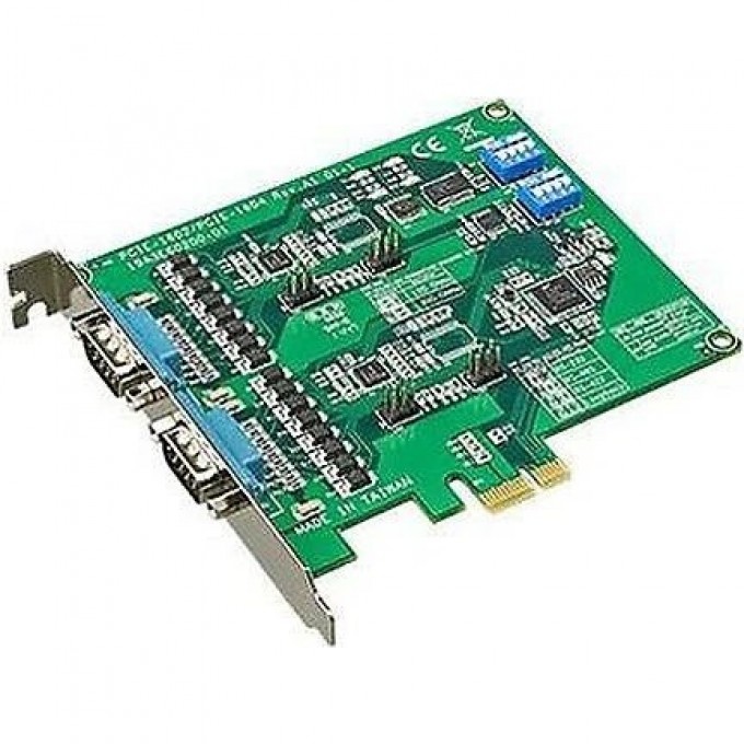 Коммуникационная плата ADVANTECH с 2 портами RS-232/422/485 и изоляцией 3000 В PCIE-1602C-AE