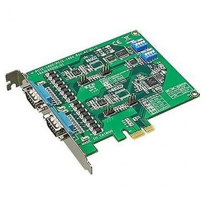 PCI Express адаптер ADVANTECH с 2xRS-232 COM-портами и изоляцией 3000 В PCIE-1604C-AE