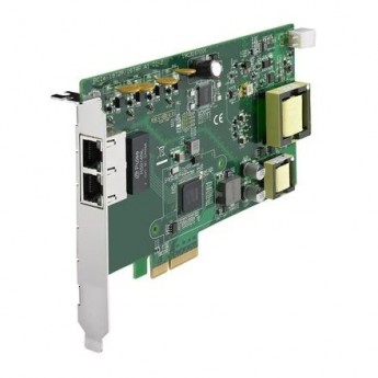 Сетевая карта ADVANTECH с 2xRJ-45 портами и PCI-Express x4 PCIE-1672PC-AE