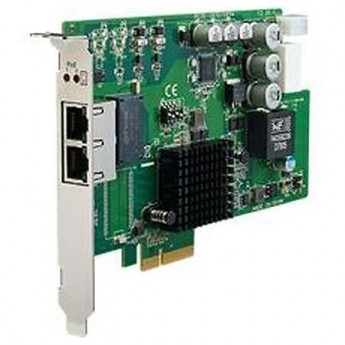Сетевая карта видеозахвата ADVANTECH с 2 Ethernet портами PCI-Express x4 PCIE-1672V-CE