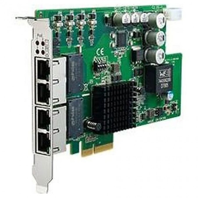 Сетевая карта видеозахвата ADVANTECH с 4 Ethernet портами PCI-Express x4 PCIE-1674E-AE