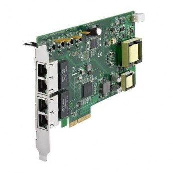 Сетевая карта ADVANTECH PCI-Express x4 с 4 портами 10/100/1000 Мбит/с PCIE-1674PC-AE