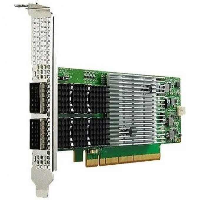 Сетевой адаптер 100GbE Ethernet ADVANTECH с 2 портами QSFP+ PCI-Express x16 PCIE-2420NP-00B1E
