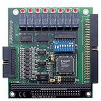 Плата ввода-вывода ADVANTECH PC/104 с 8 дискретными входами и 8 релейными выходами PCM-3725-BE