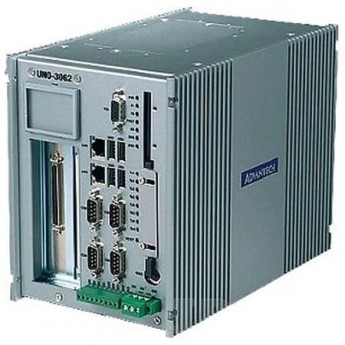 Встраиваемый компьютер ADVANTECH UNO-3072-P12BE с Intel Pentium M, 1.4 ГГц, 1 ГБ RAM, 4xCOM, 4xUSB, 2xEthernet