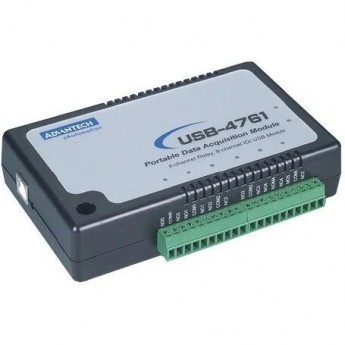 Модуль ввода-вывода ADVANTECH USB 8 дискретных входов / 8 релейных выходов USB-4761-AE