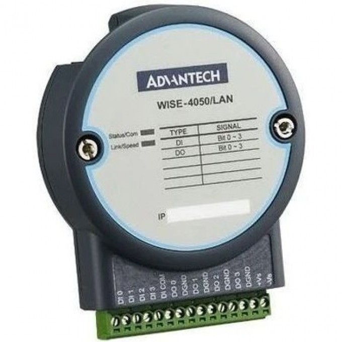 Модуль ввода-вывода ADVANTECH WISE-4050 с 4 дискретными входами и 4 дискретными выходами WISE-4050/LAN-AE