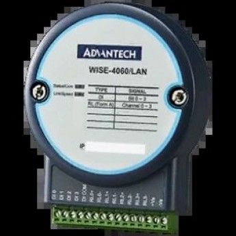 Модуль релейного ввода-вывода ADVANTECH WISE-4060/LAN-AE с 4 дискретными входами и 4 релейными выходами