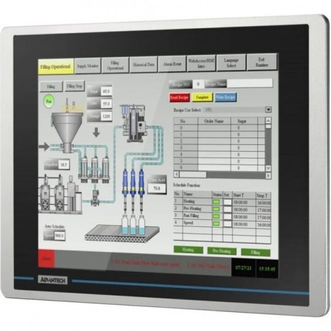 Панель оператора ADVANTECH WOP-212K с 12-дюймовым LCD TFT дисплеем WOP-212K-NAE